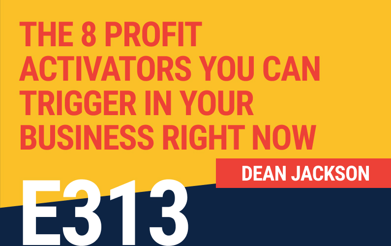 E313: The 8 Profit Activators You Can Trigger in Your Business Right Now